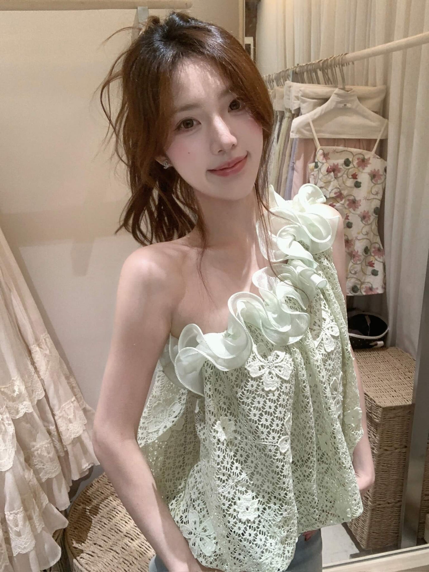 AS FLORA LACE TOP
