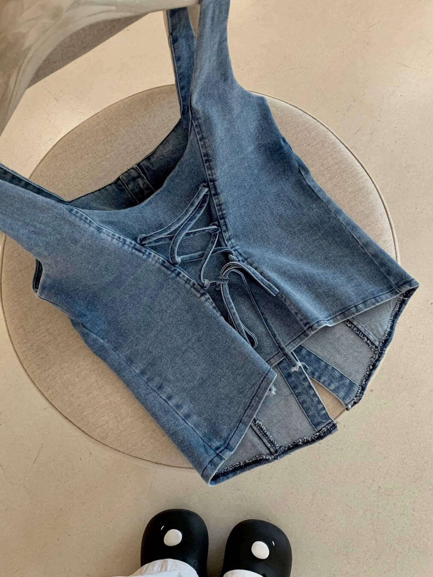 WG YUNA DENIM TOP