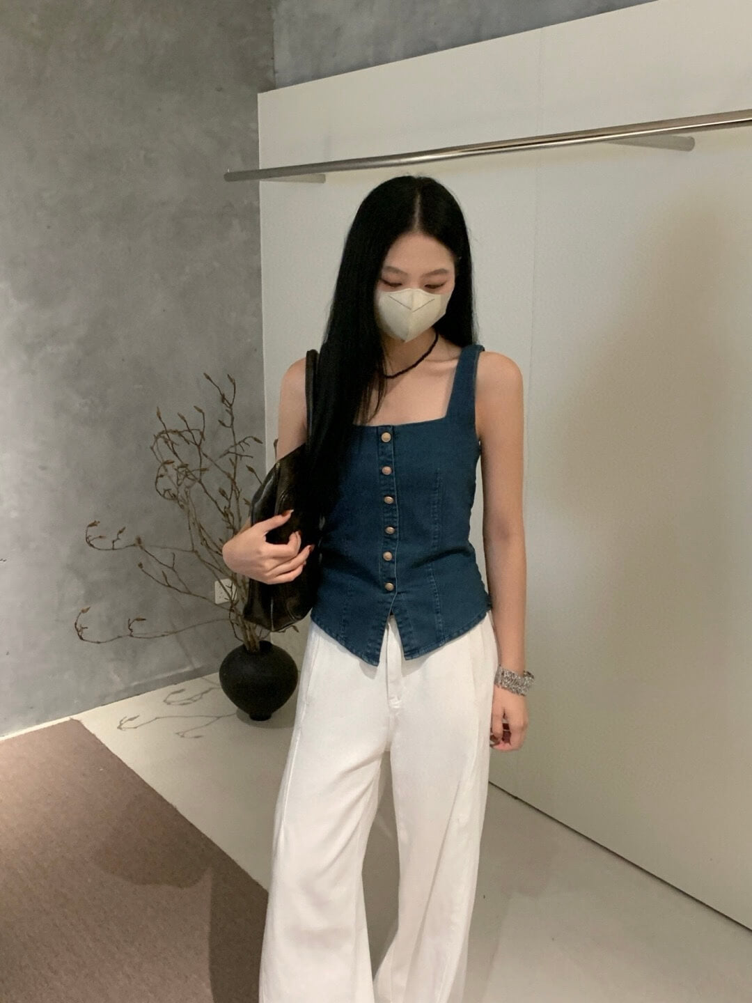 WG YUNA DENIM TOP