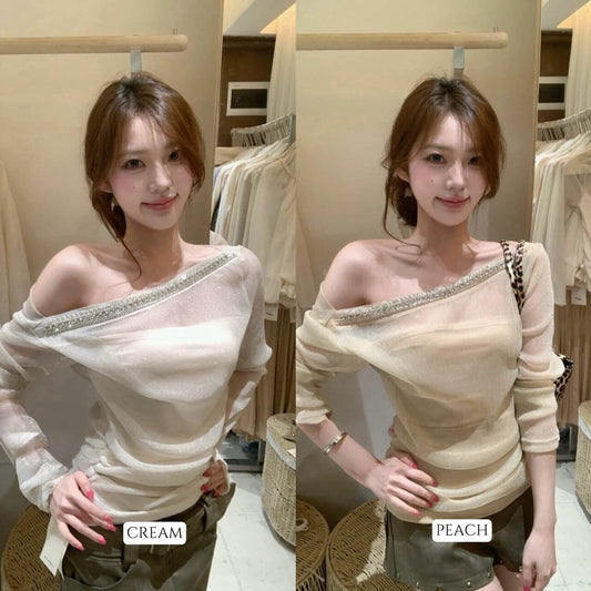 KATE SHIMMER TOP