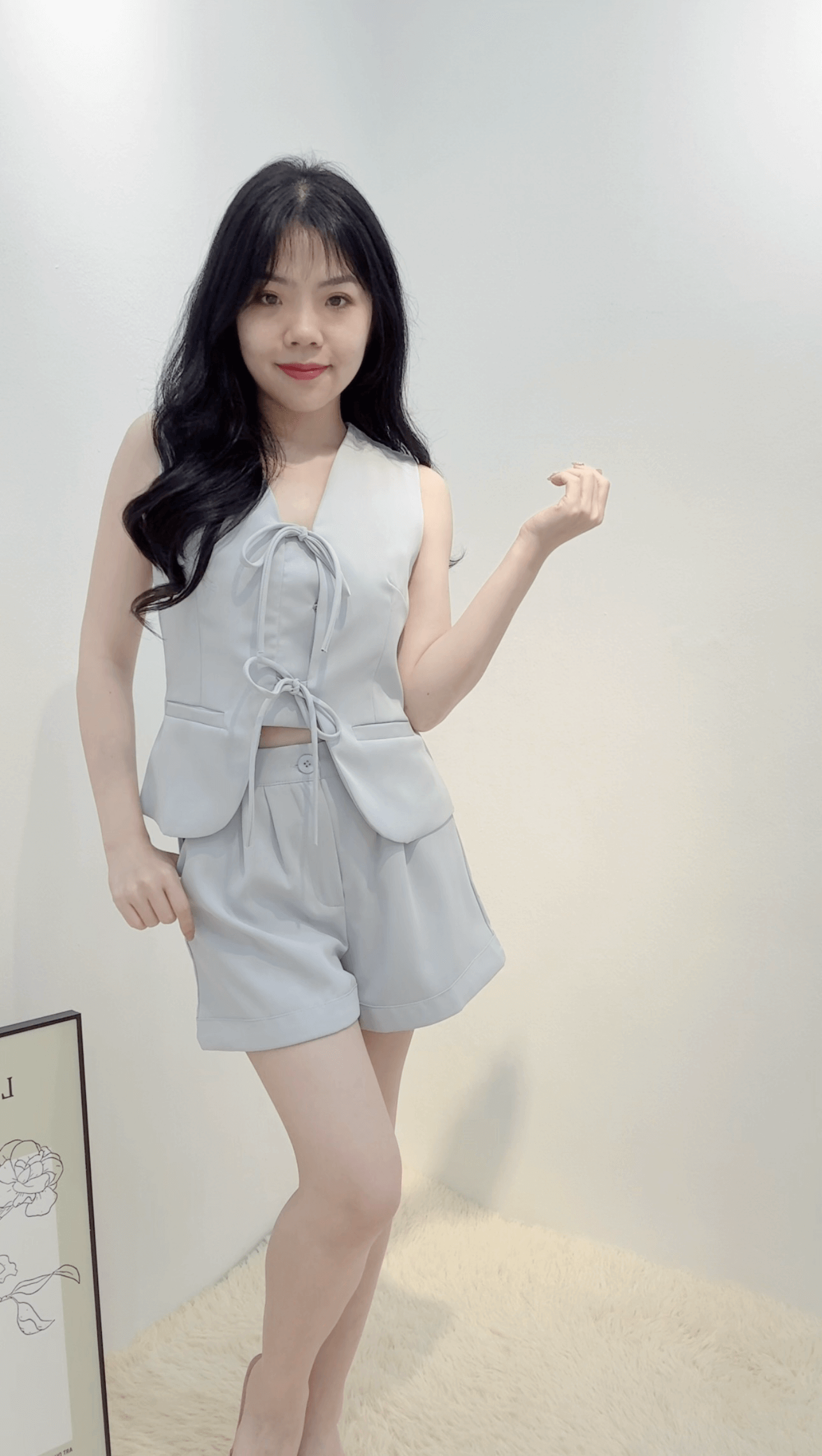 RIBBON BLAZER SET