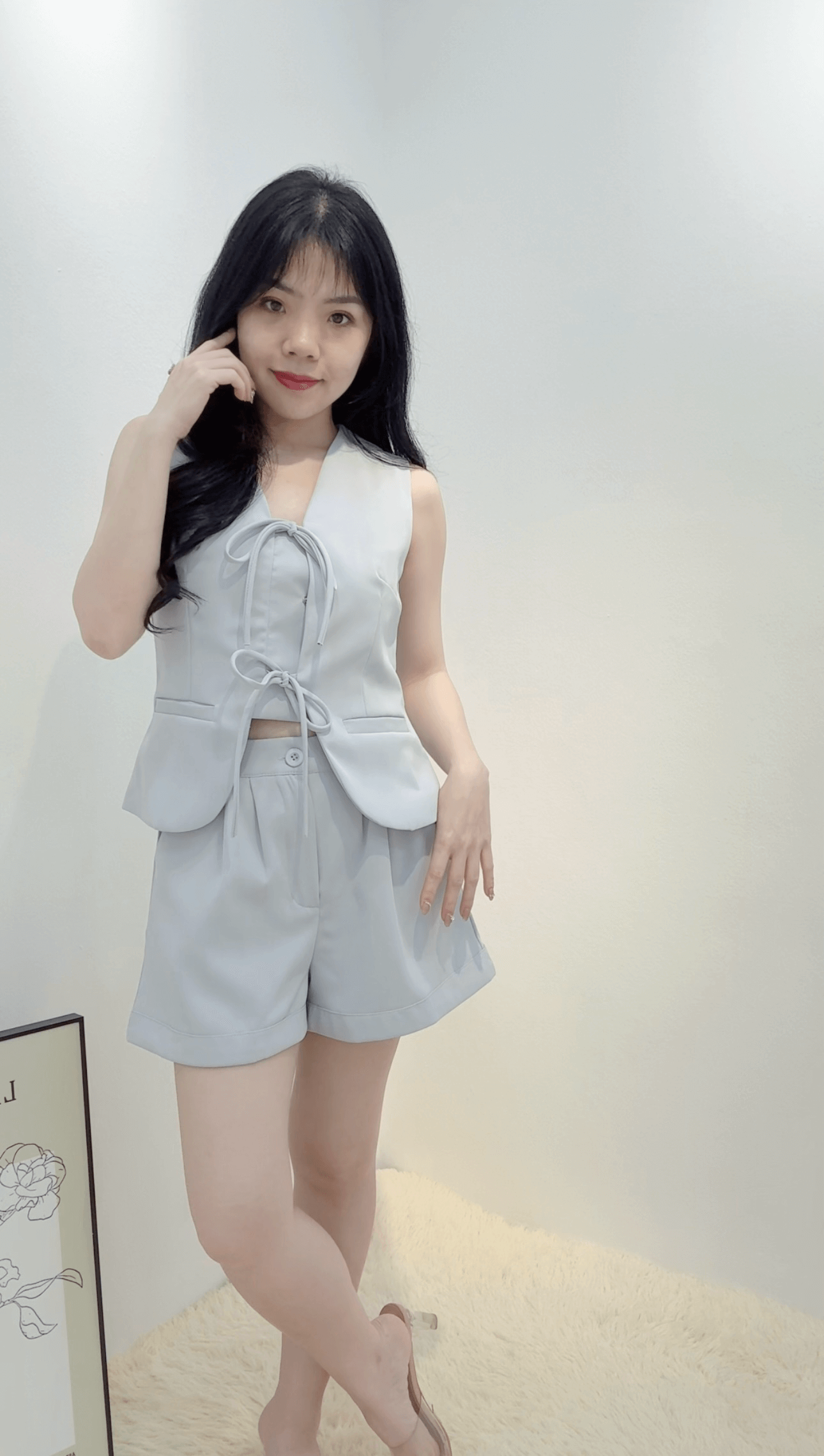 RIBBON BLAZER SET
