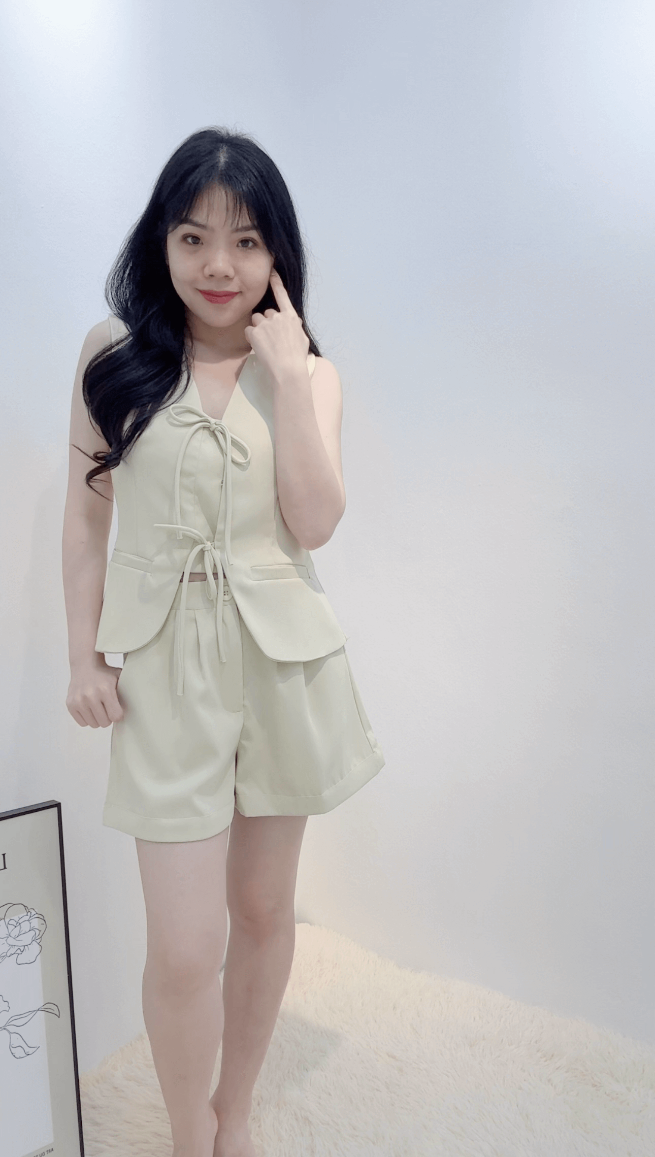 RIBBON BLAZER SET