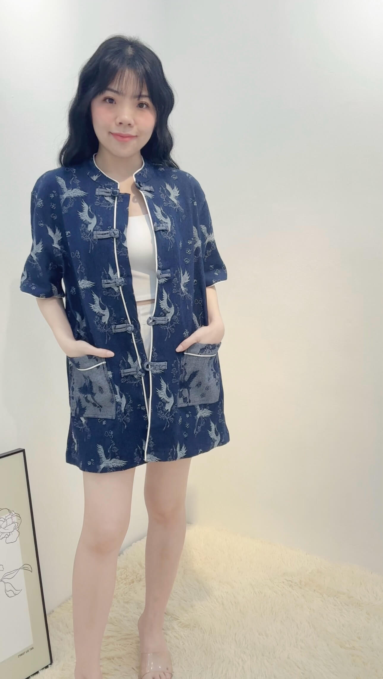 HUA MIAO MANDARIN TOP (UNISEX)