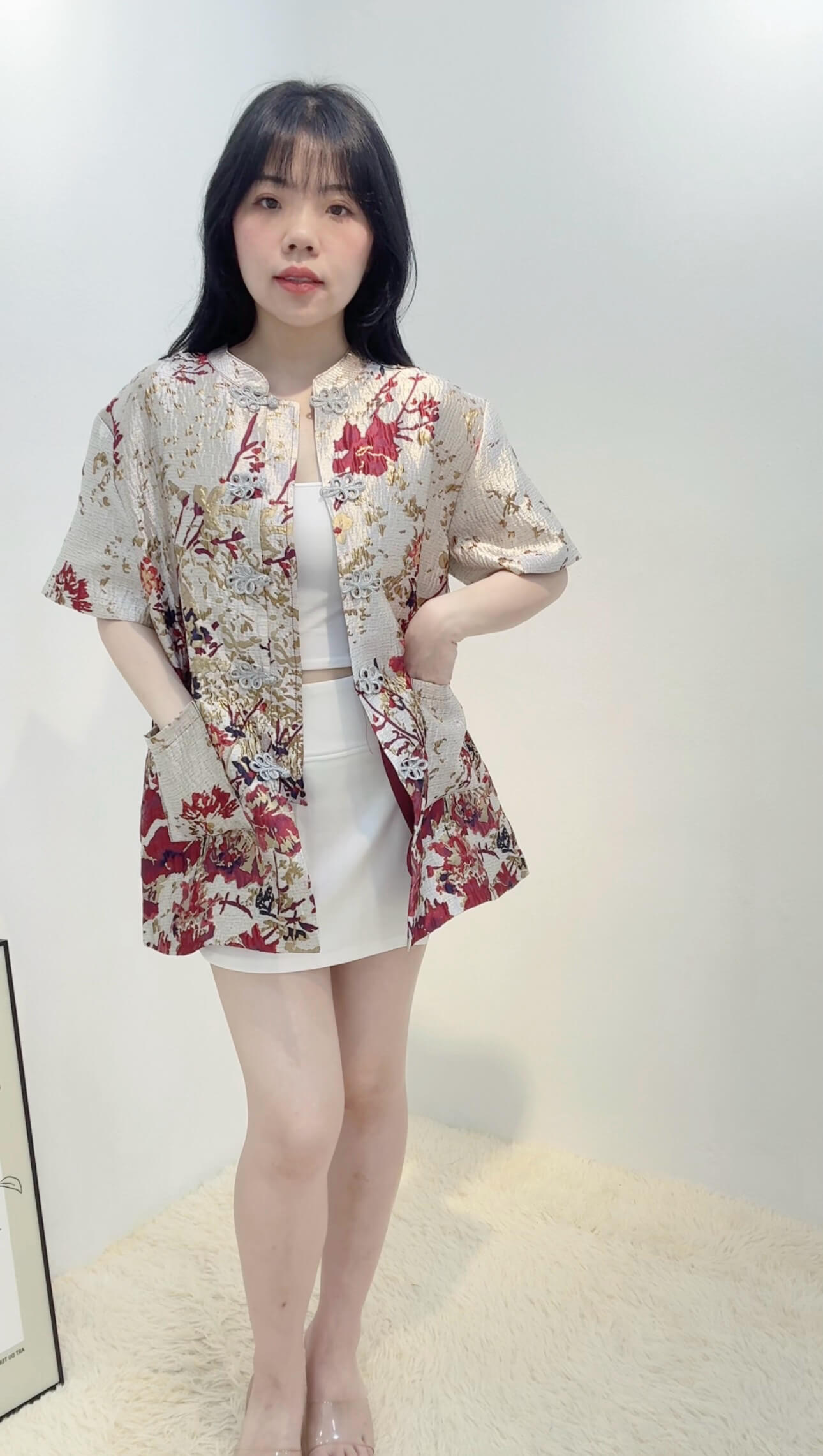 JIN YUN MANDARIN TOP (UNISEX)