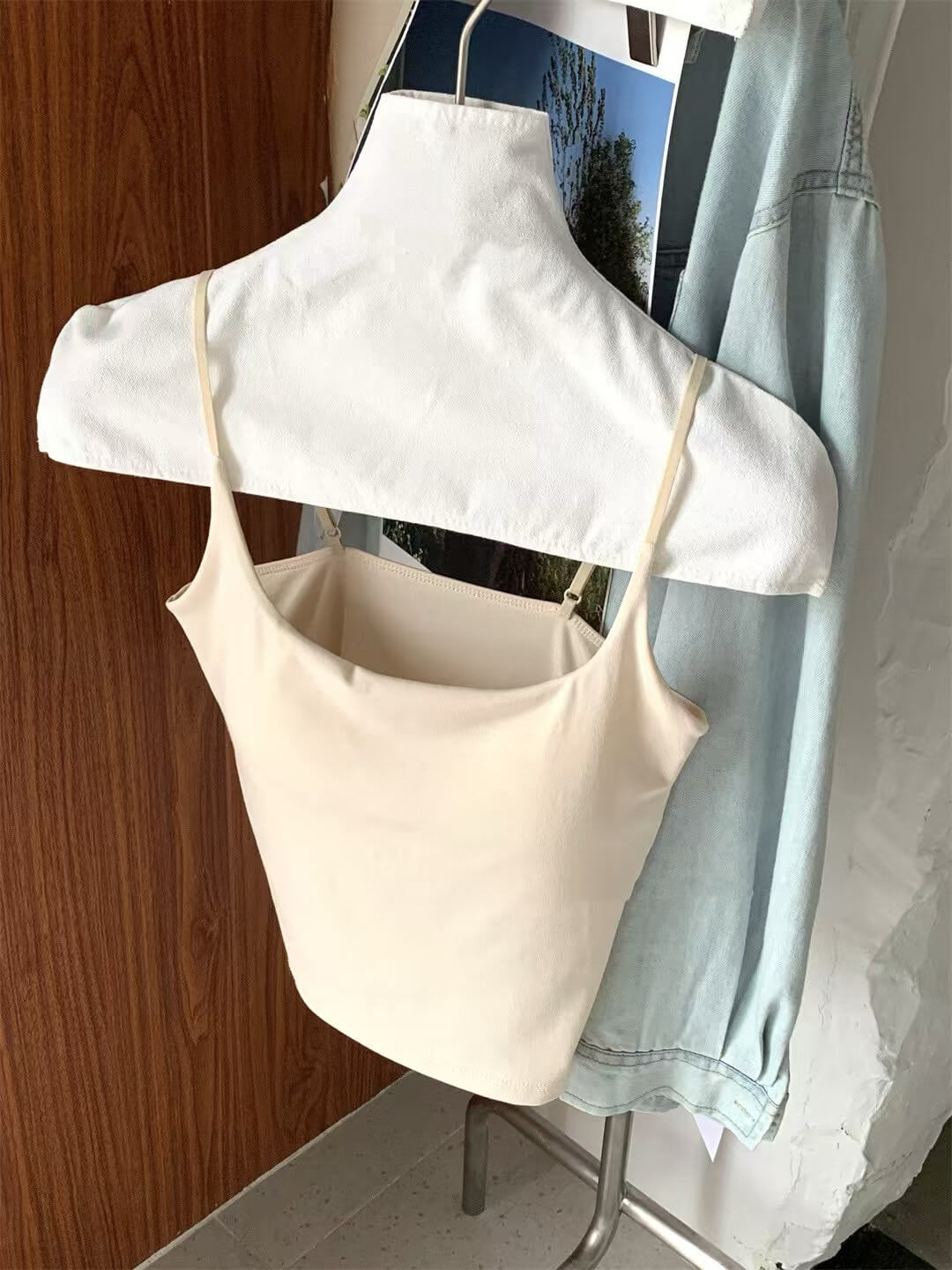 LM AURA PADDED CROP TOP