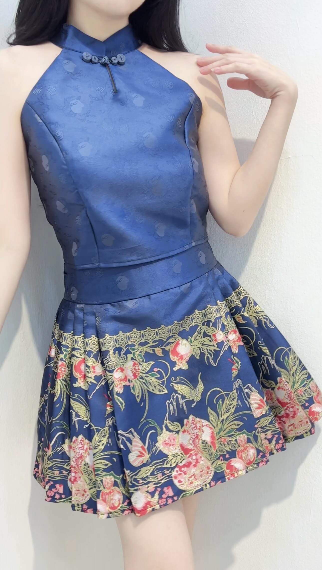 CHINESE MA MIAN SHORT DRESS SET