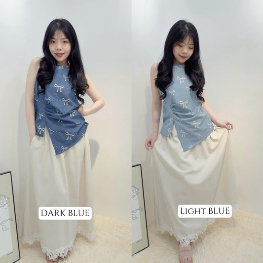 HT LACE RIBBON DRESS SET