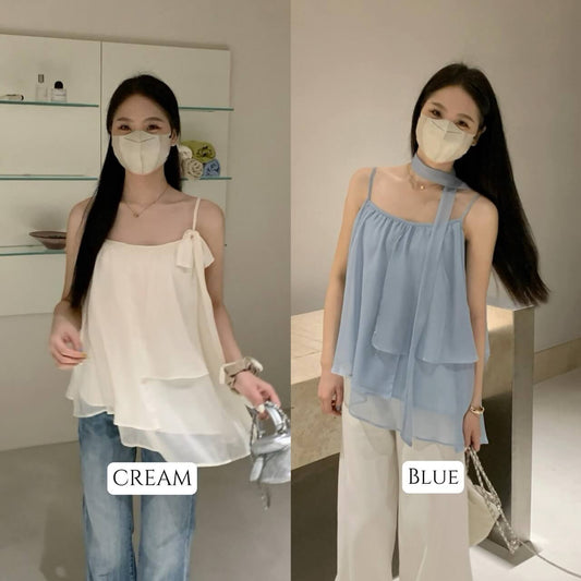 WG CHIFFON SLEEVELESS TOP