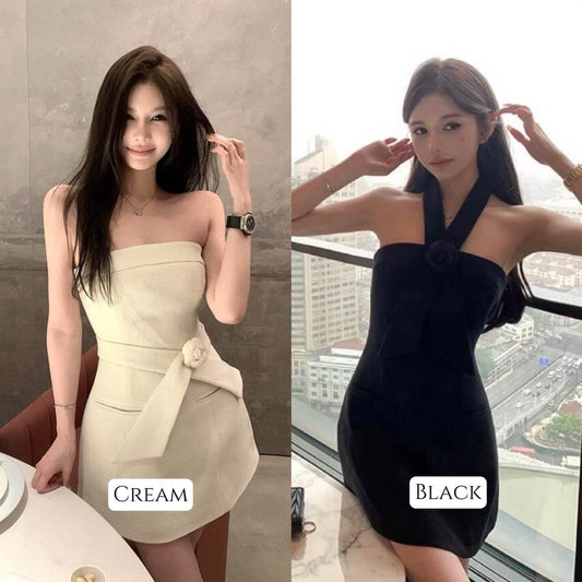 WG CAMELLIA TWEED DRESS