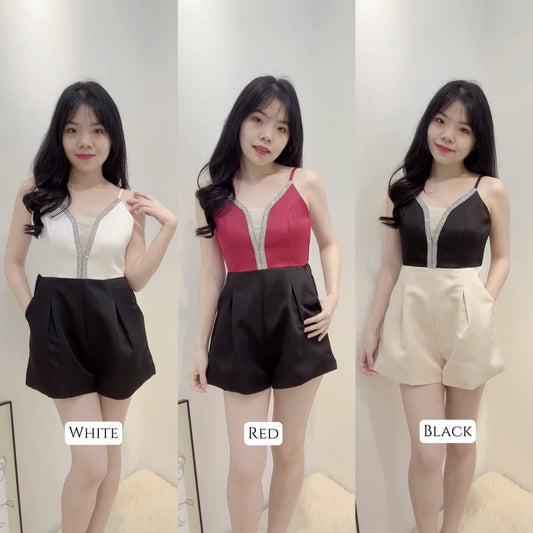 REESE DIAMOND ROMPER