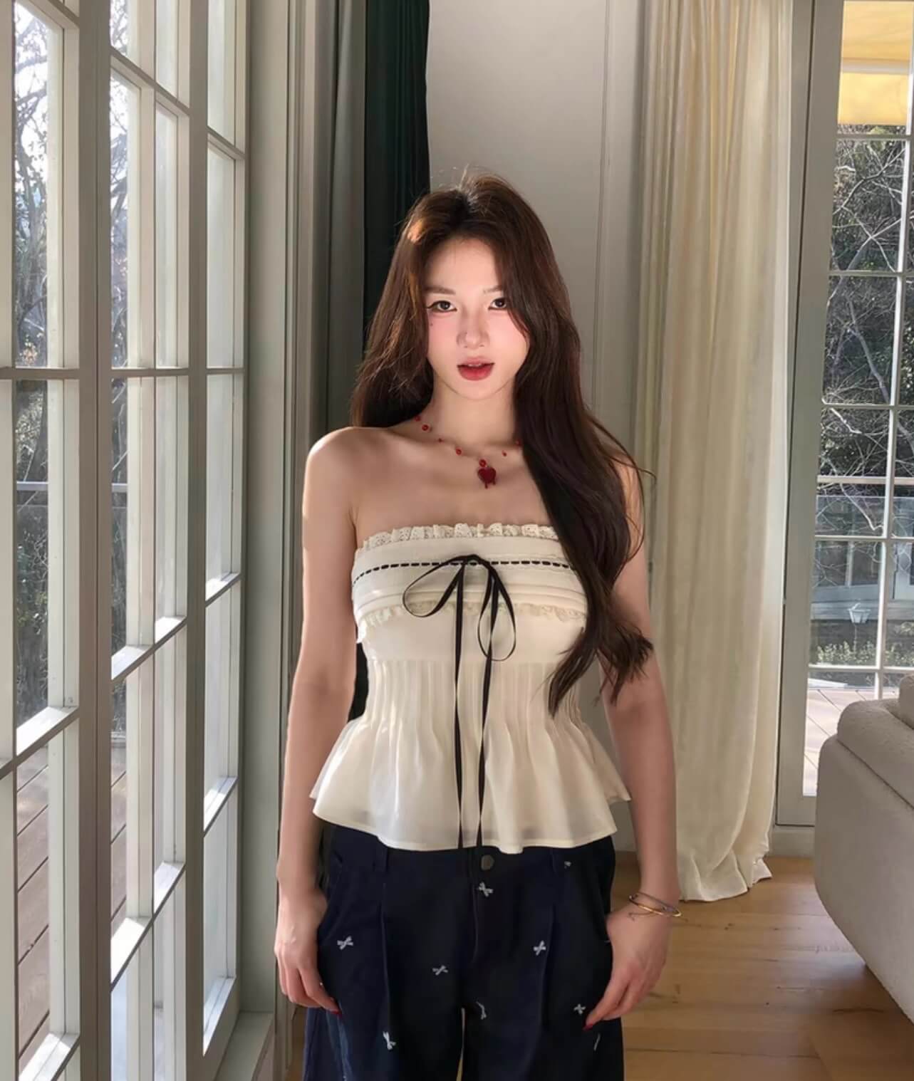 WG YEONA PADDED TOP