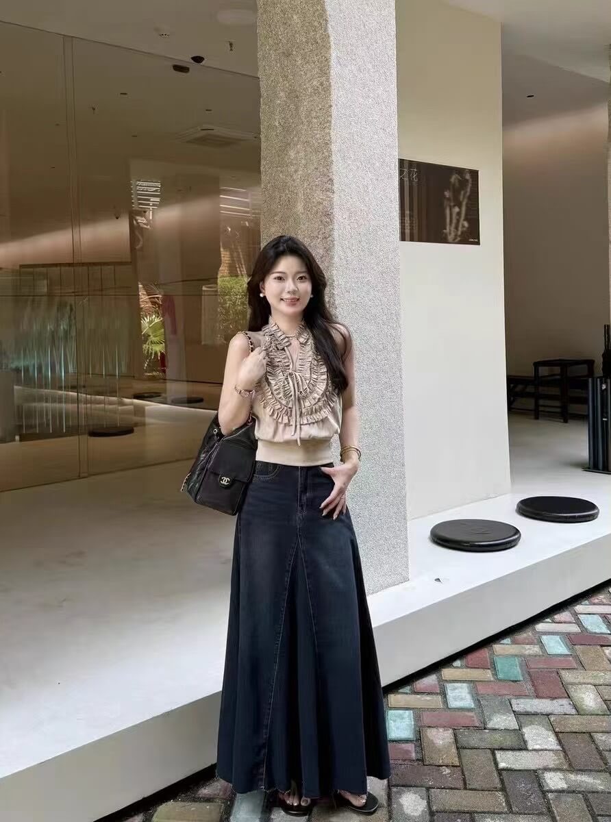 YJ EIKO DENIM DRESS
