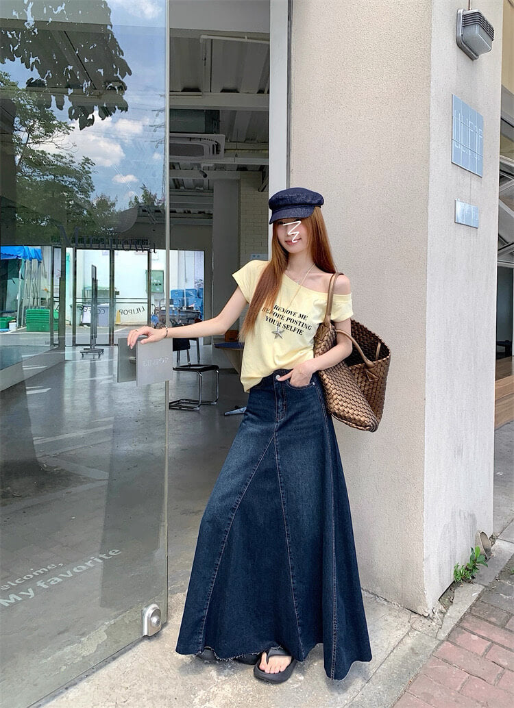 YJ EIKO DENIM DRESS