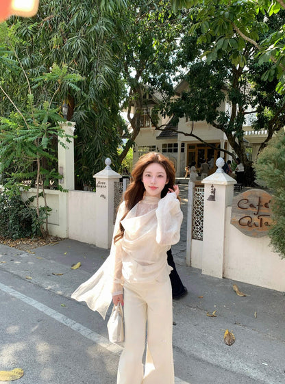 AS VINN LACE BLOUSE TOP