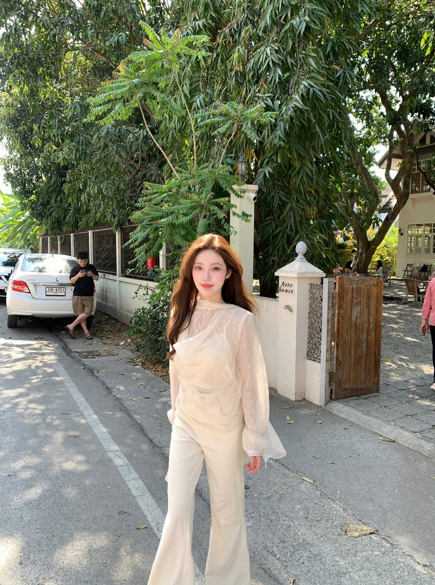 AS VINN LACE BLOUSE TOP