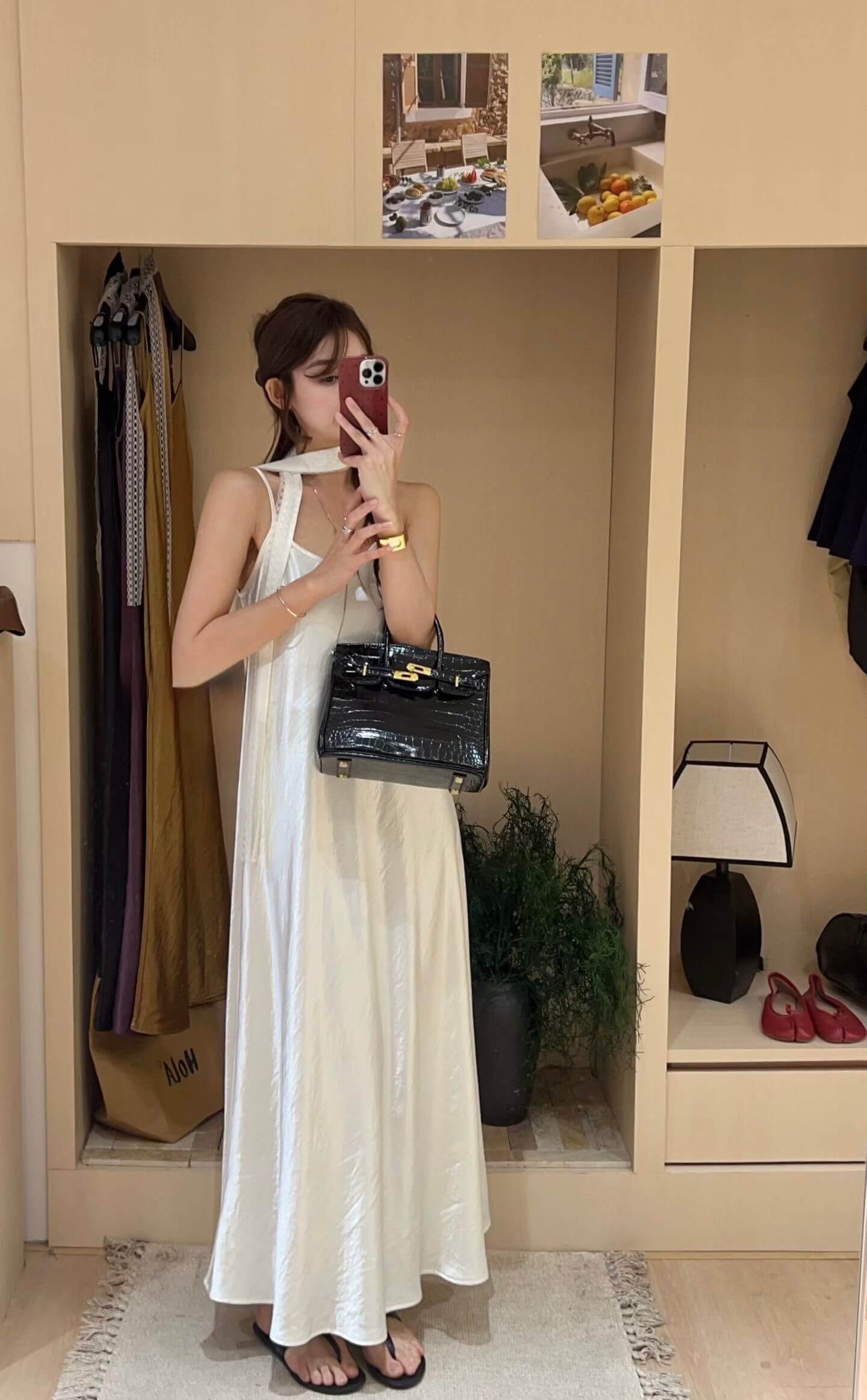 NYRA SATIN DRESS