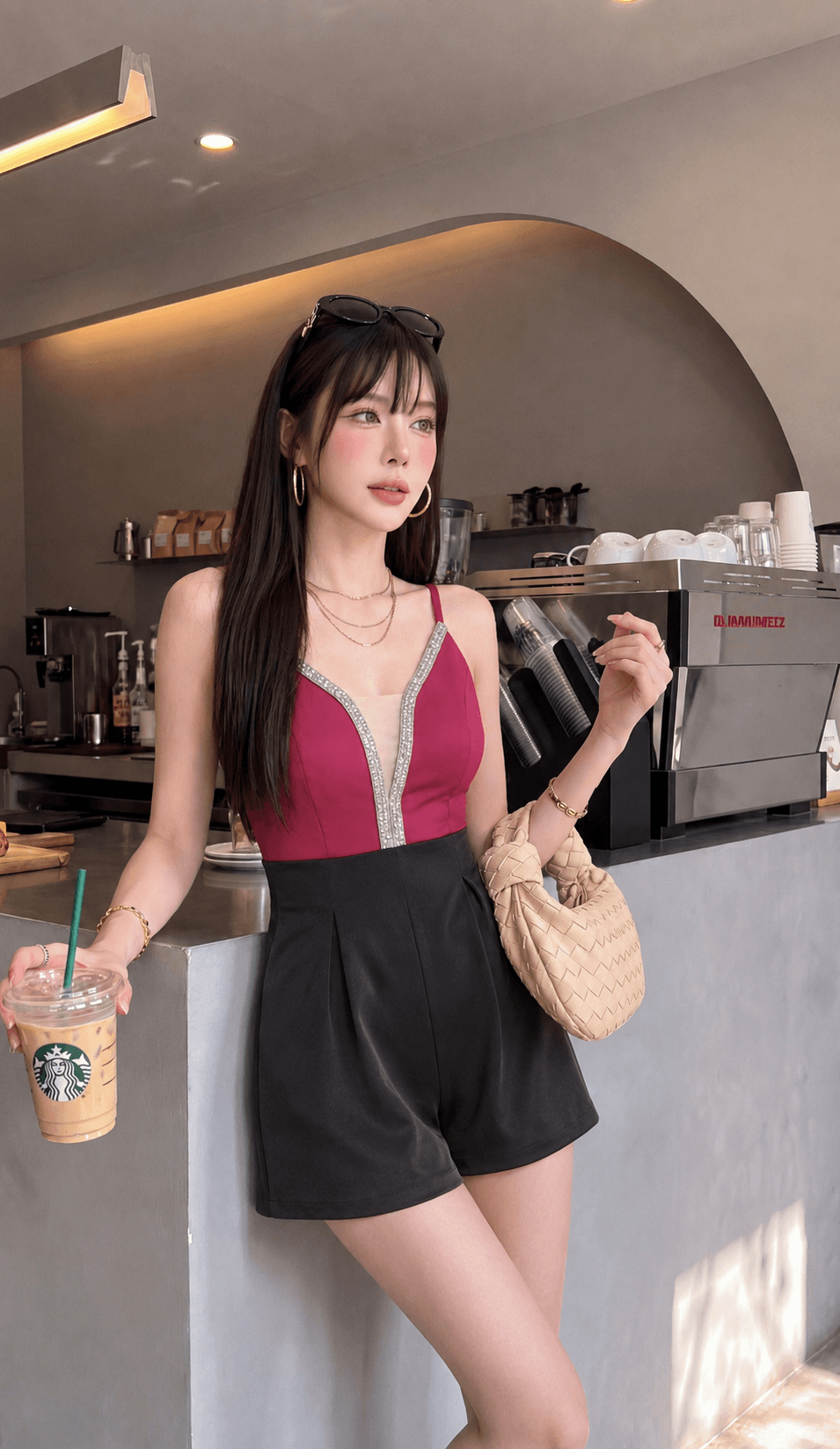 REESE DIAMOND ROMPER