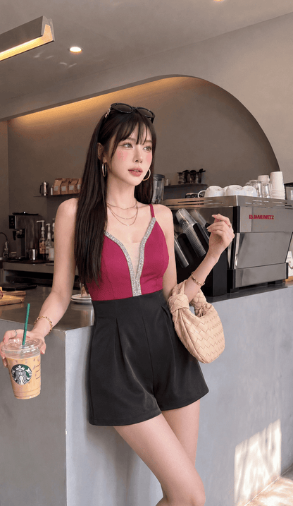 REESE DIAMOND ROMPER