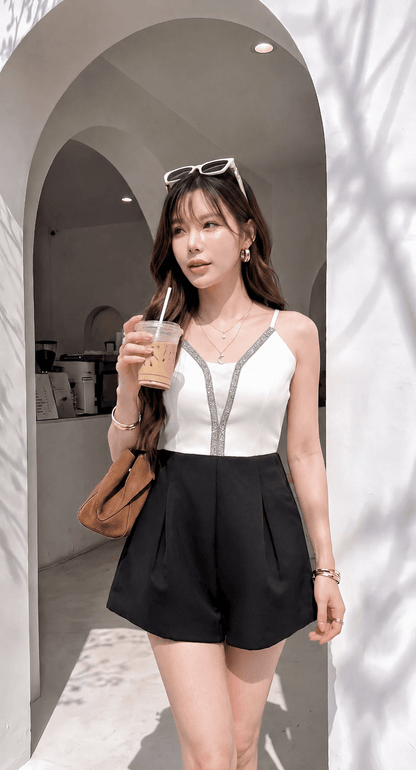 REESE DIAMOND ROMPER