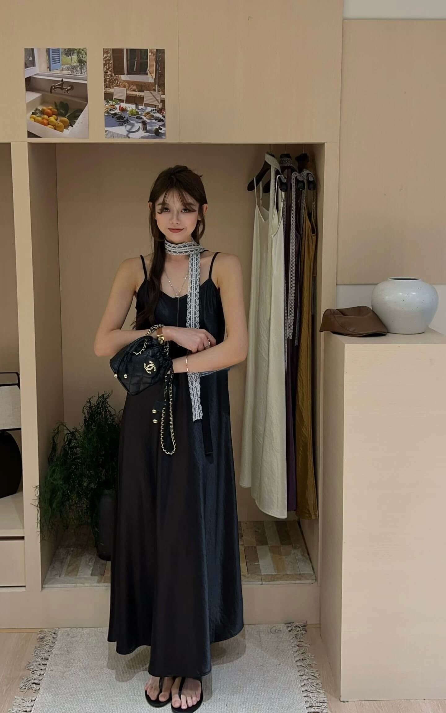 NYRA SATIN DRESS