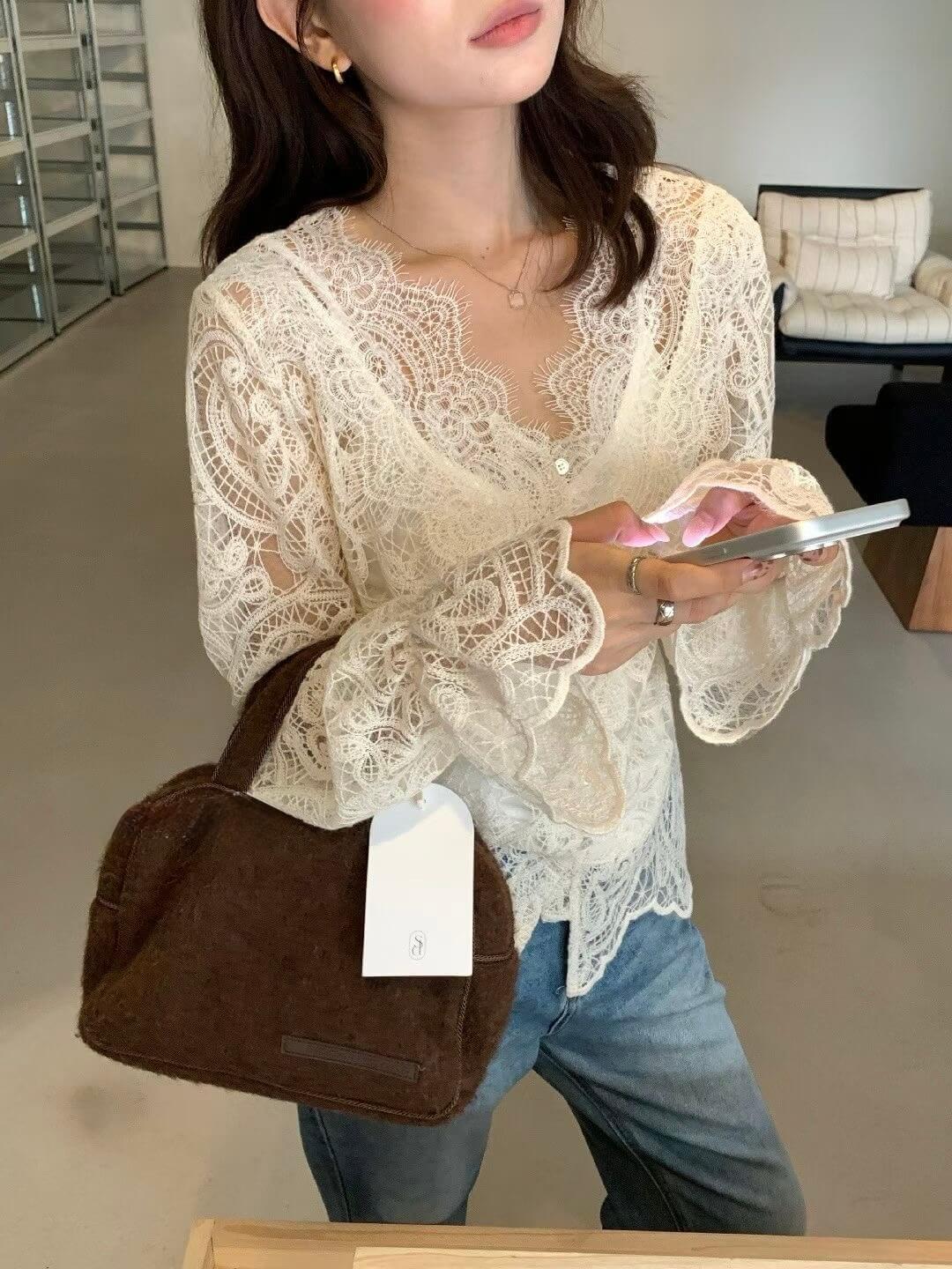 CHERBELL LACE TOP