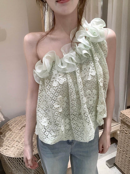 AS FLORA LACE TOP