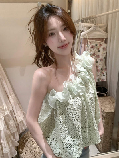 AS FLORA LACE TOP