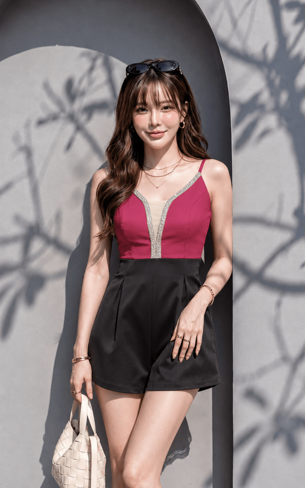 REESE DIAMOND ROMPER