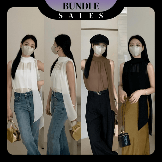 WG CHIFFON X TUBE BLOUSE