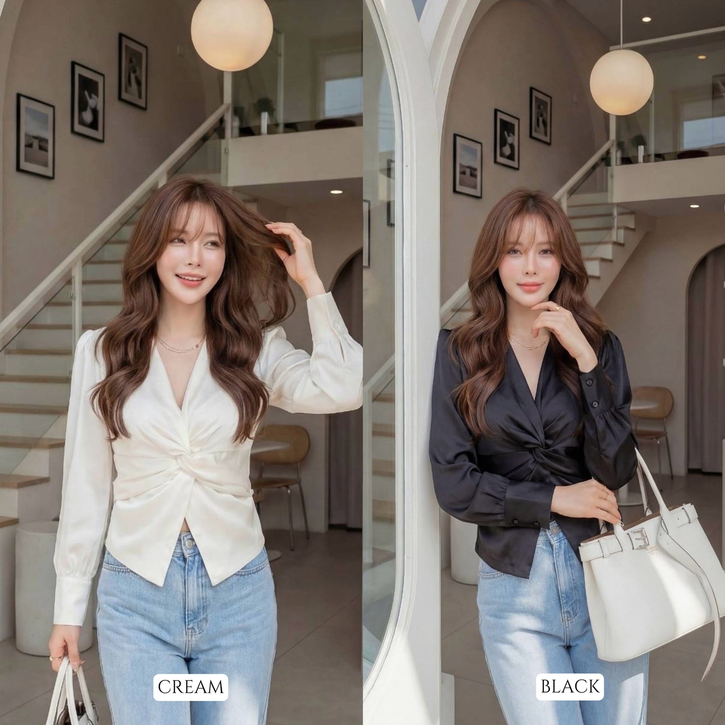 MOON SILK TOP