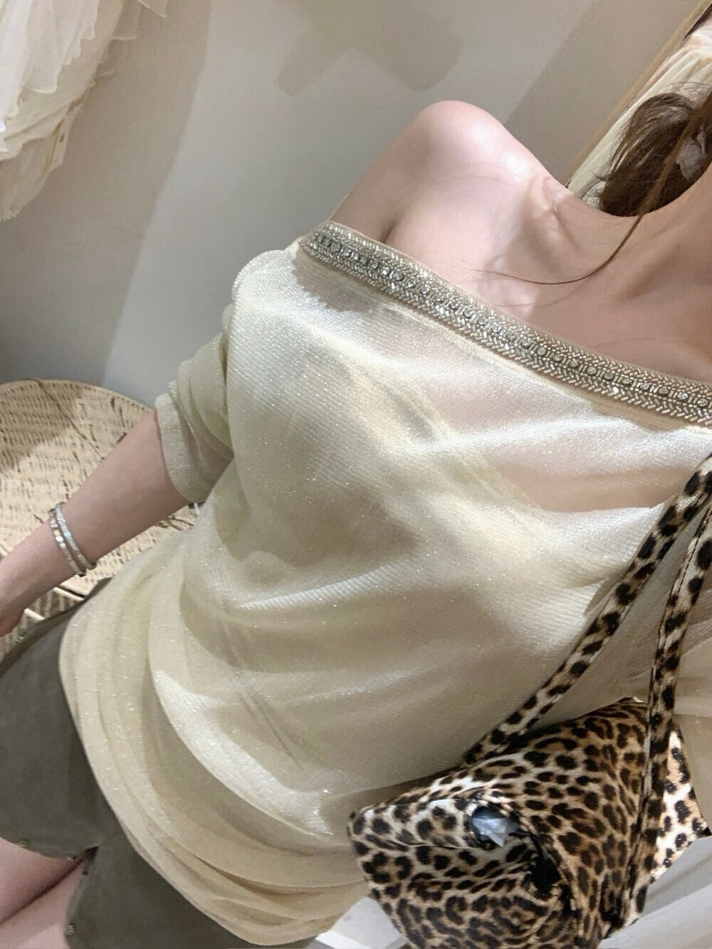 KATE SHIMMER TOP
