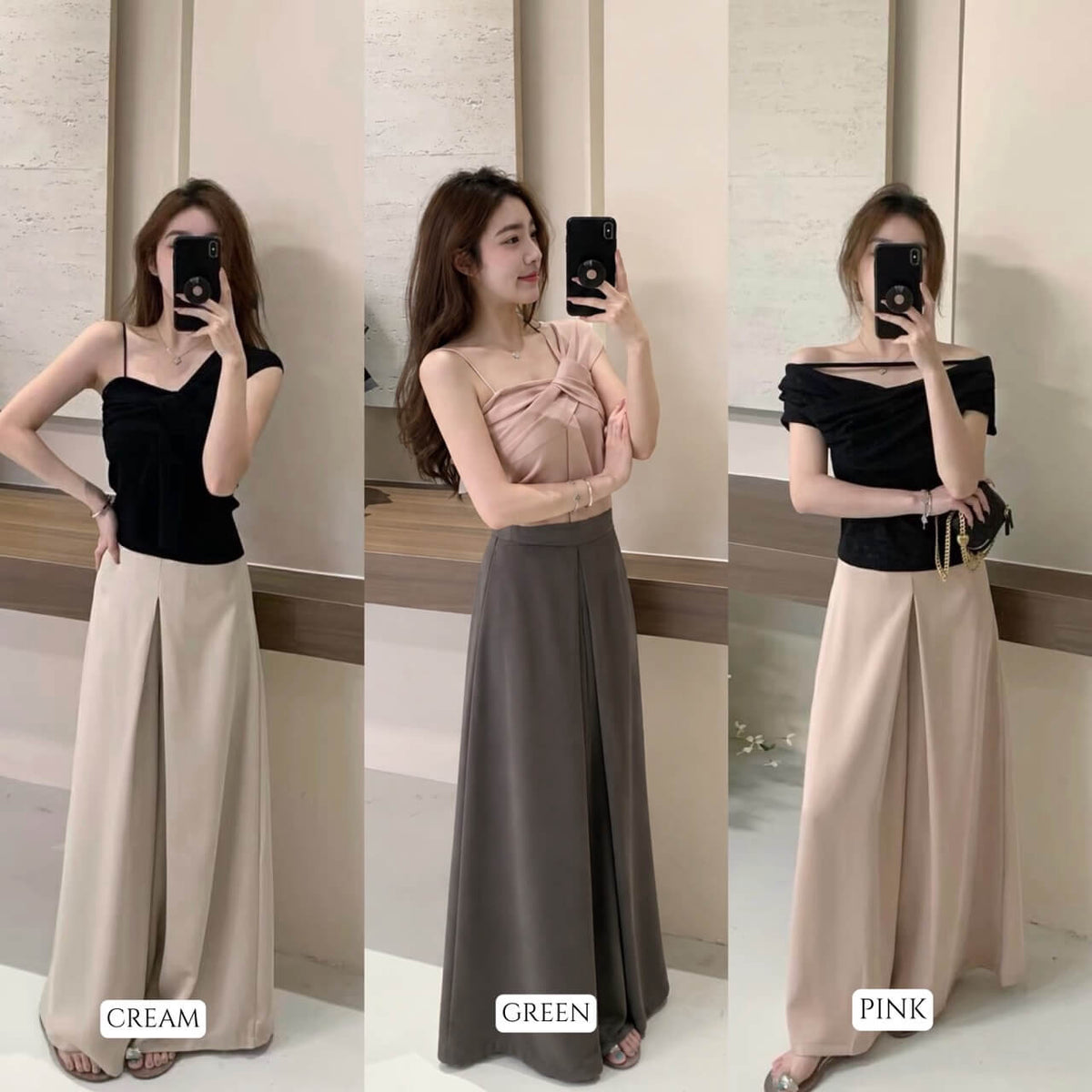 PHEONI SATIN PANTS