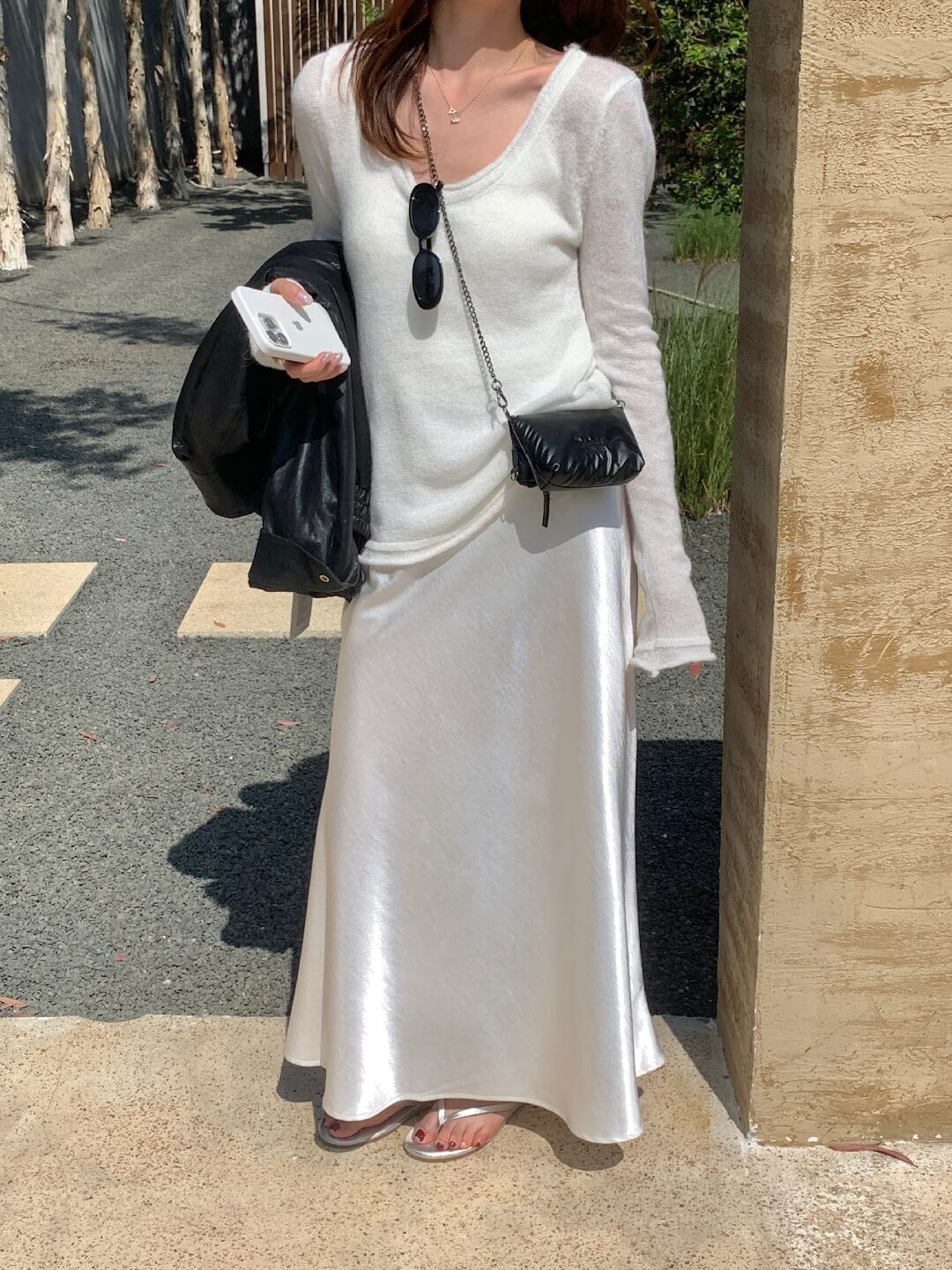 LM TYRA SATIN DRESS