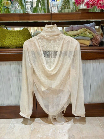 AS VINN LACE BLOUSE TOP