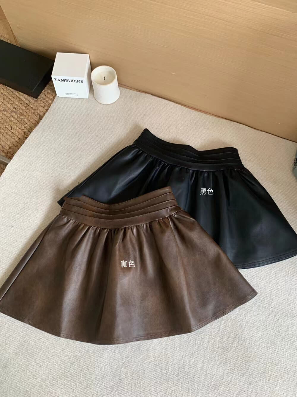 LM LEATHER SKIRT