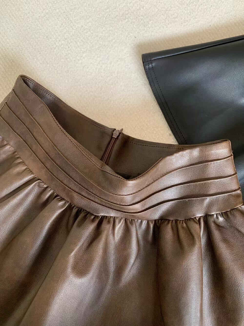 LM LEATHER SKIRT