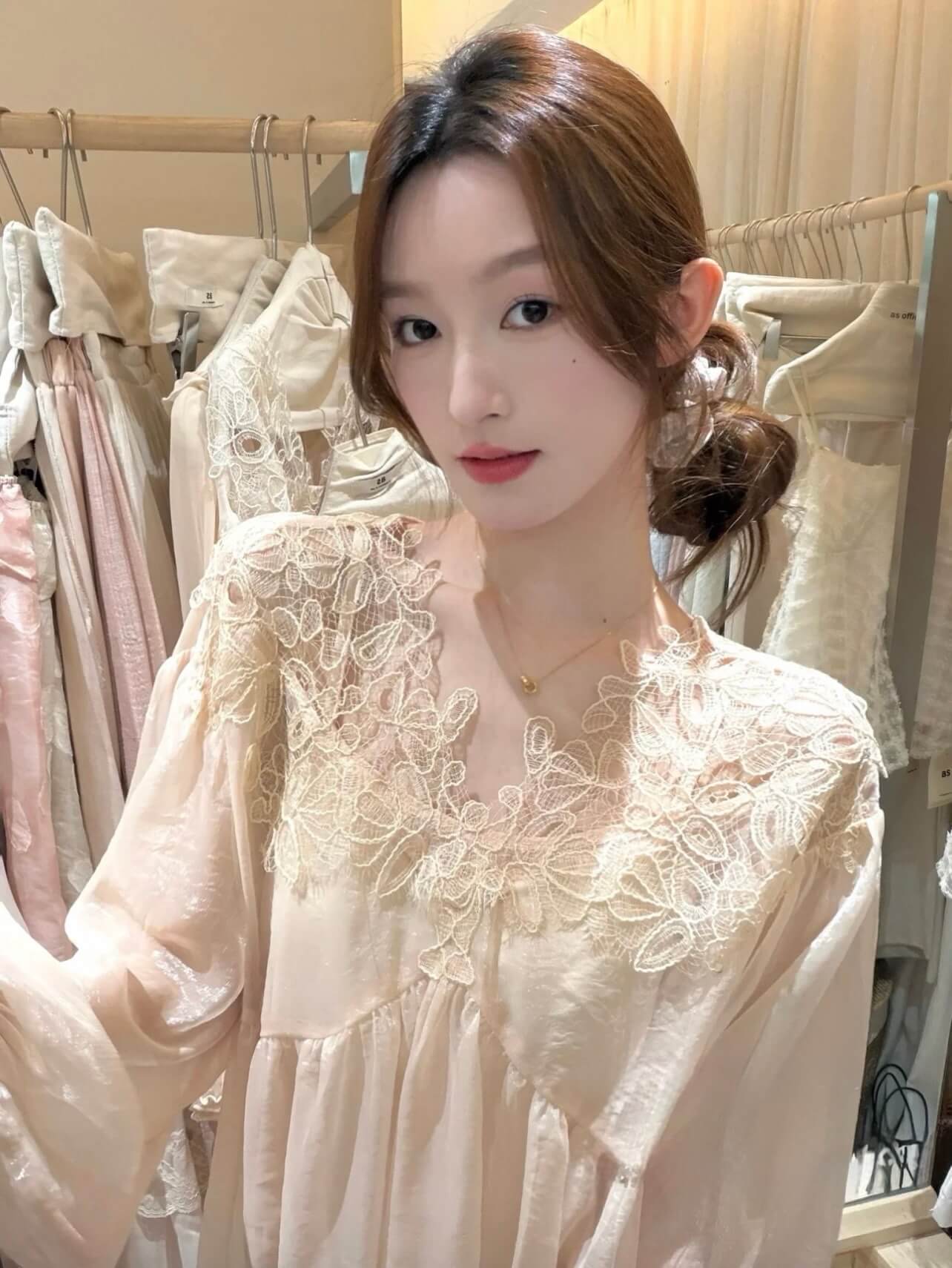 AS VALONCA BLOUSE TWO PCS SET