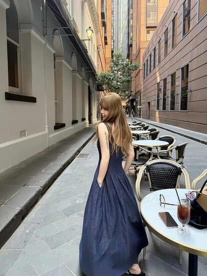 YJ NOVEL DENIM DRESS