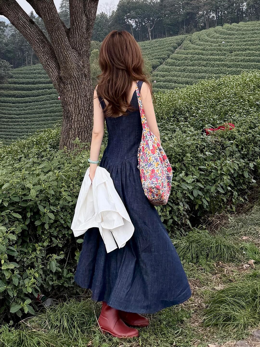 YJ NOVEL DENIM DRESS