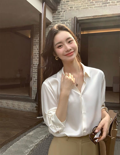 WG LORA SATIN BLOUSE