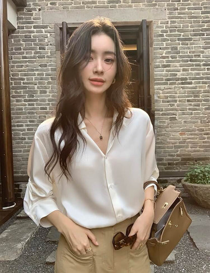 WG LORA SATIN BLOUSE