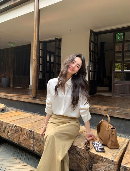 WG LORA SATIN BLOUSE