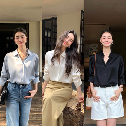 WG LORA SATIN BLOUSE