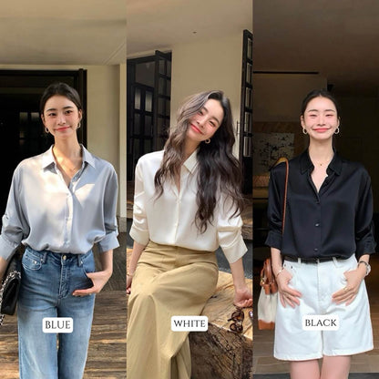 WG LORA SATIN BLOUSE