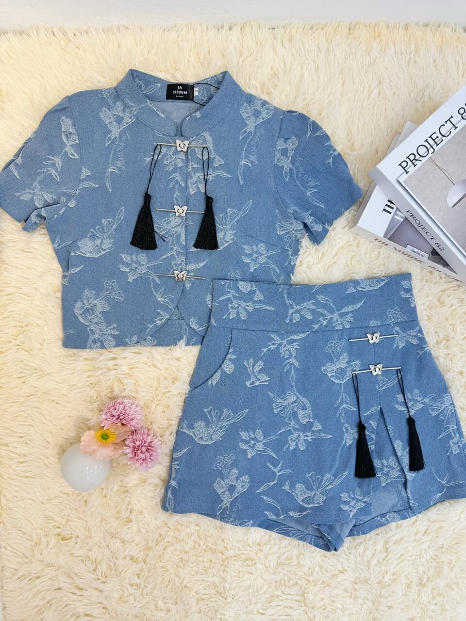 MODERN JEANS MANDARIN SET