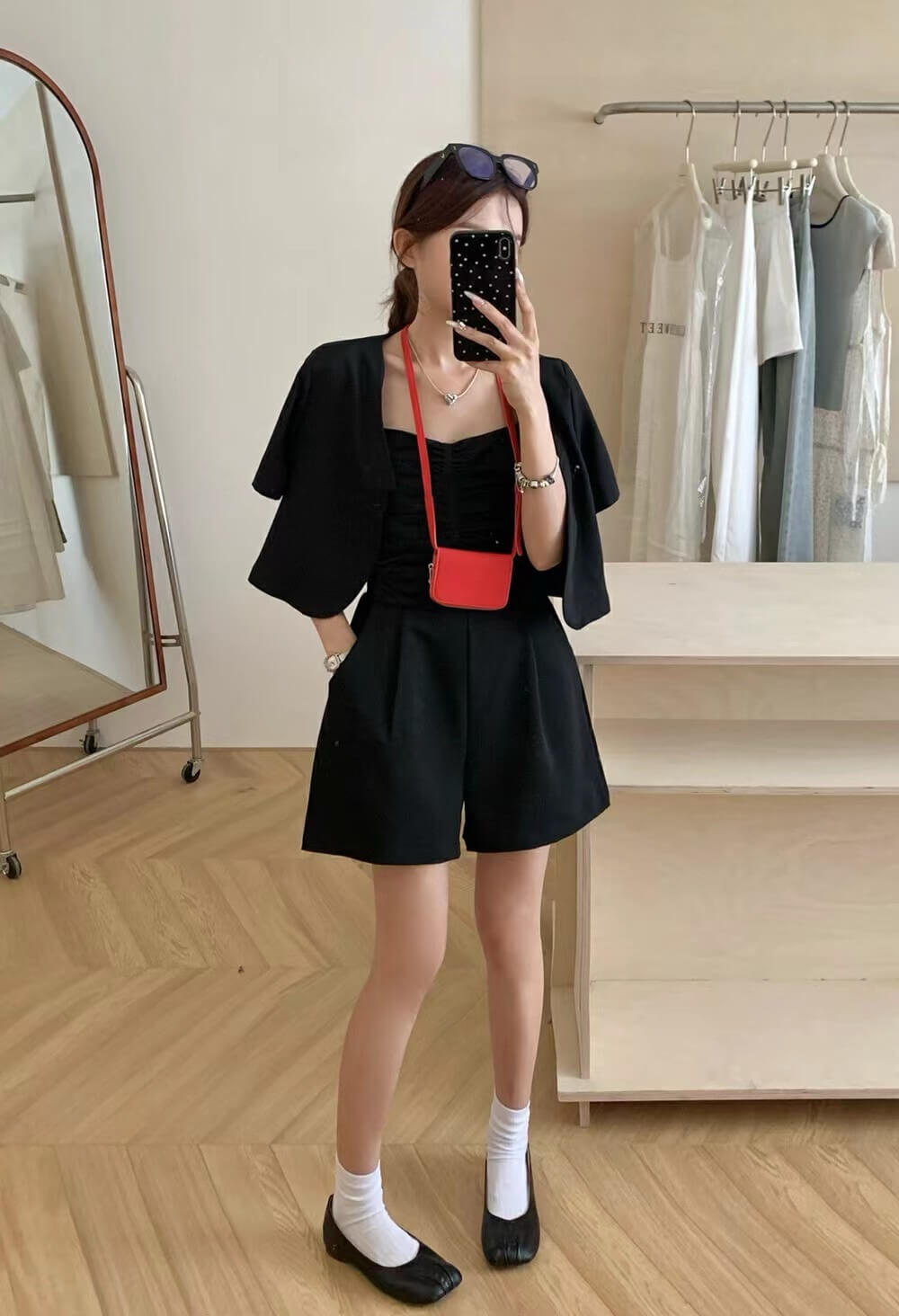 YJ BLAZER JUMPSUIT 2PCS SET