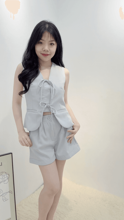 RIBBON BLAZER SET