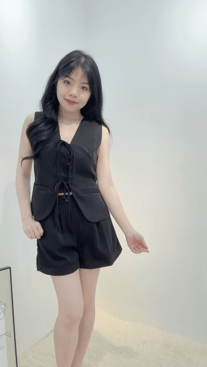 RIBBON BLAZER SET