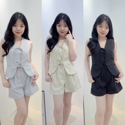 RIBBON BLAZER SET